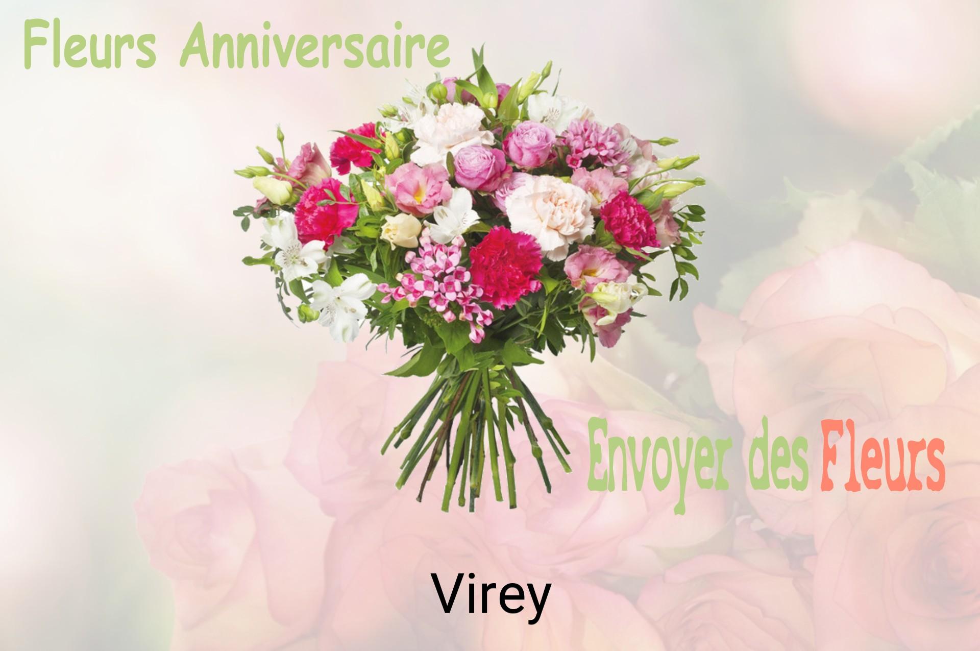 Bouquet de fleurs d’anniversaire livré à Virey