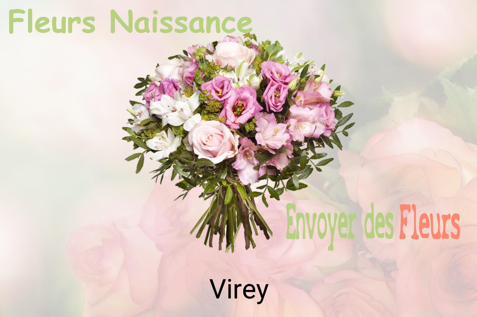Bouquet de fleurs de naissance livré à Virey